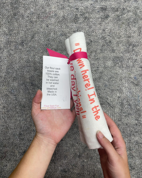 Novelty Cotton Flour Sack Dish Towels