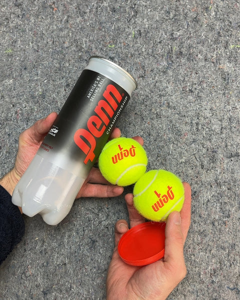 Two Penn Championship Tennis Balls