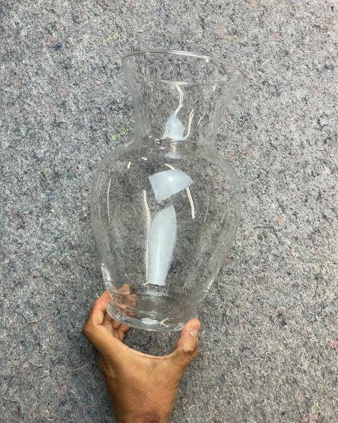 Bigass Clear Vase, H10"