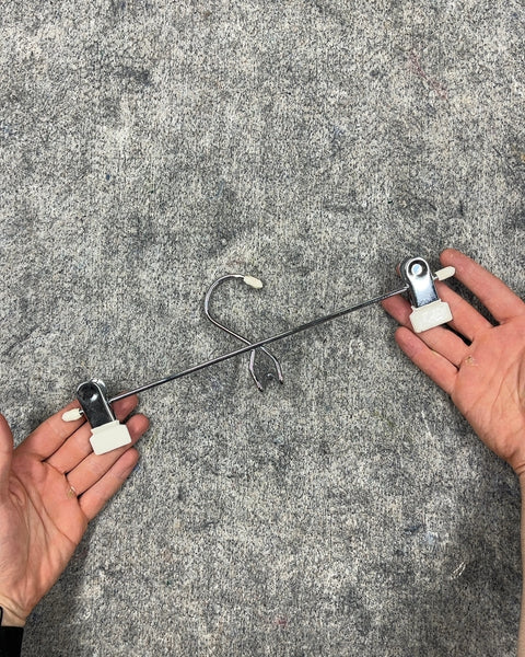 Metal Skirt Hanger with Clips