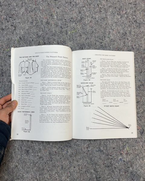 Sewing Pattern Book and Draping Book