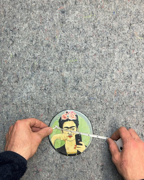 Frida Kahlo Round Art, 5"