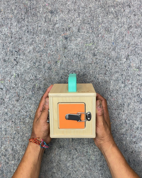 Lovevery Wooden Sensory Activity Cube