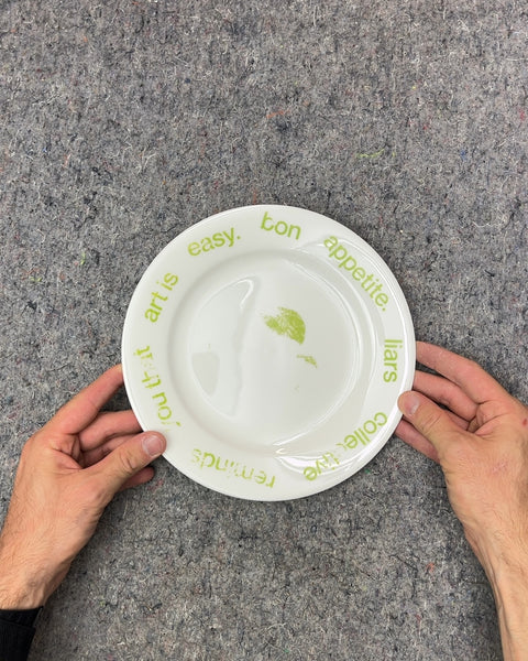Lies Collective "Bon Appetit" Faded Plate