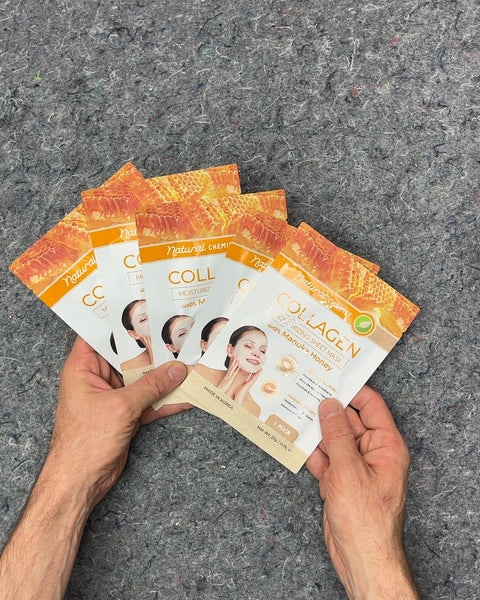 Natural Chemistry Collagen Moisturizing Sheet Mask with Manuka Honey