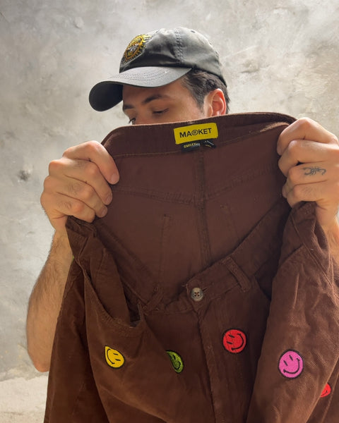 Market Smiley Contemporary Art Market Pants, Size M