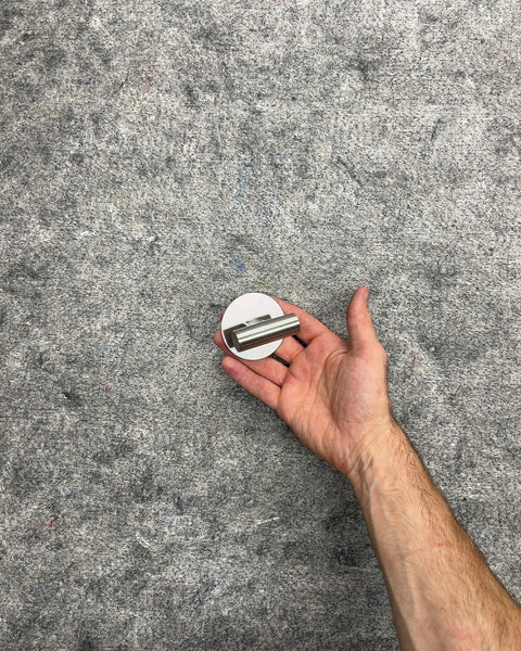Brushed Stainless Steel Adhesive Wall Hook