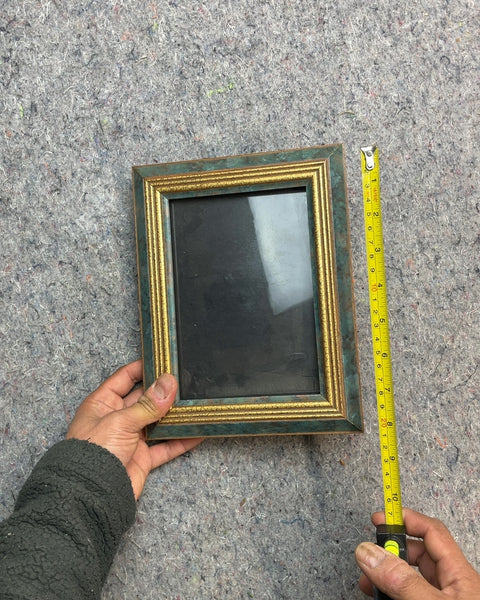 Ornate Gold & Teal Picture Frame, 6x8"