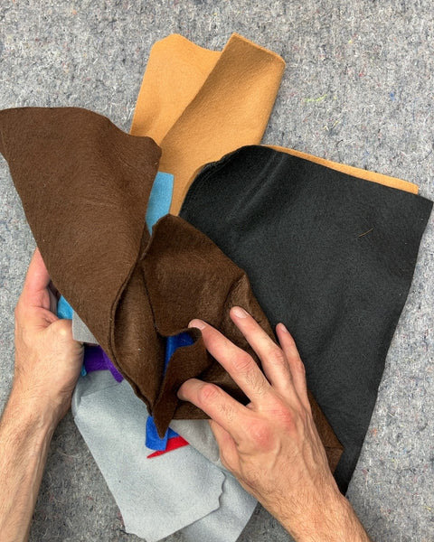 Assorted Felt Fabric Scraps