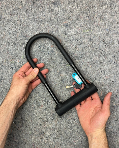Black U-Lock with Keys