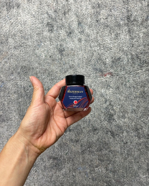 Waterman Audacious Red Fountain Pen Ink, 50ml