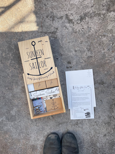 Sunken Sailer Adult Drawing Game