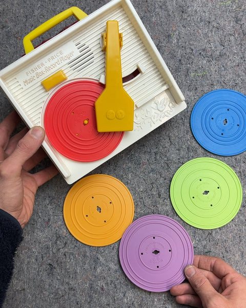Fisher-Price Music Box Record Player with Records