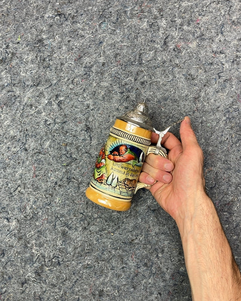 Vintage German Stoneware Beer Stein