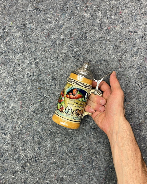 Vintage German Stoneware Beer Stein