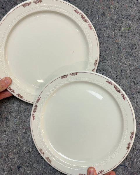 Two More Vintage Syracuse China Dinner Plates
