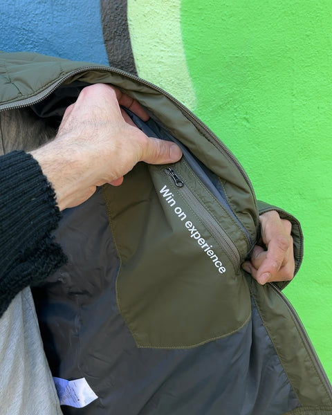 Like New Carhartt Rain Defender Puffer Jacket With Logo From A Company We Don't Know, Size M