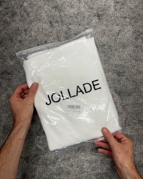 Jollade White Sheer Curtains, 52x84"