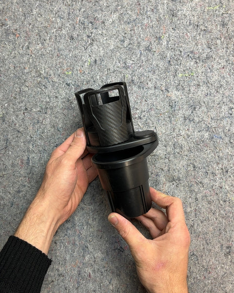 Black Car Cup Holder Expander