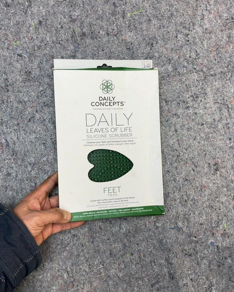 Daily Concepts Daily Leaves of Life Silicone Feet Scrubber