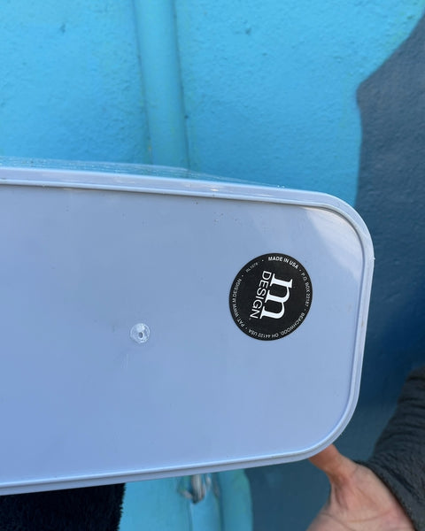 mDesign Slim Plastic Trash Can
