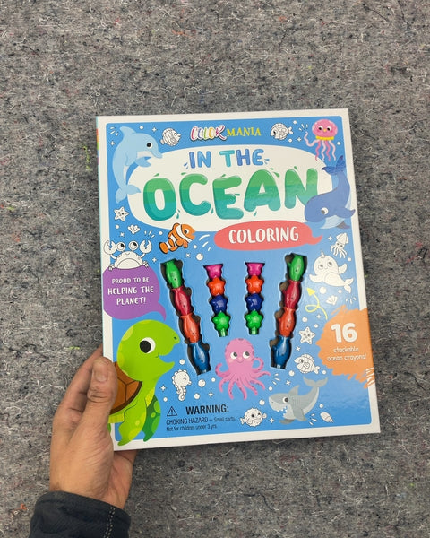 Color Mania In The Ocean Coloring Book
