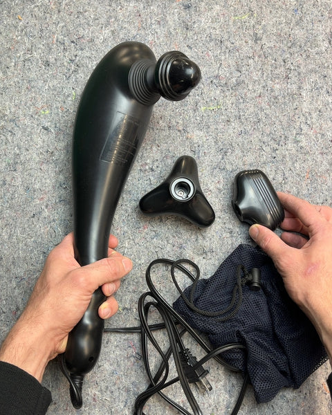 Sharper Image Handheld Massager with Attachments