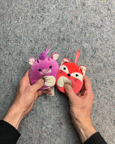 Squishmallows Pig and Fox Plushies