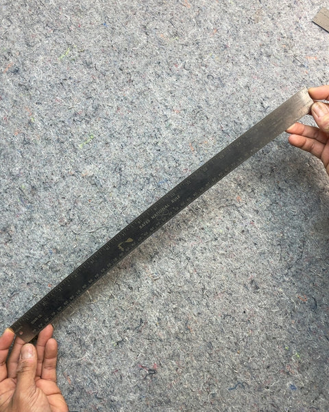 Bates National Rule Metal Ruler