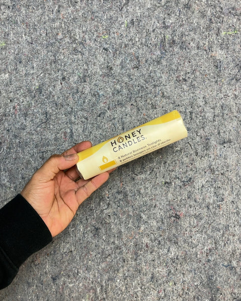 Honey Candles Natural Beeswax Taper Candles