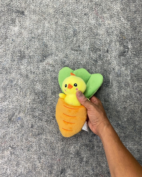 Chick in Carrot Plushie