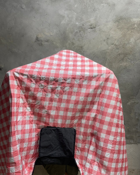 Red and White Gingham Picnic Blanket