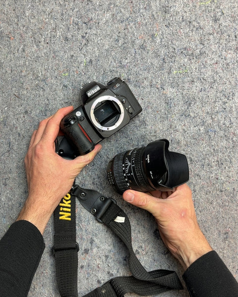Nikon N65 Film Camera with Sigma 28-135mm Lens, Untested
