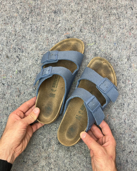 Birkenstock Blue Two-Strap Sandals, Size EU 41