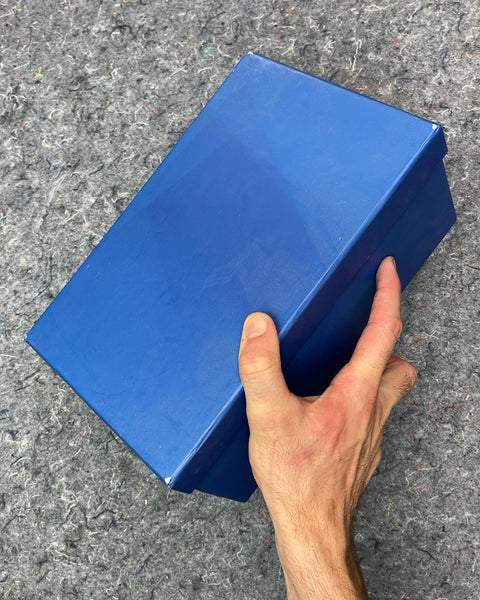 Blue Cardboad Storage Box Perfect For Your Pictures