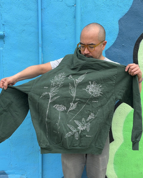 Los Angeles Apparel Reform Botanicals Hoodie, Size L
