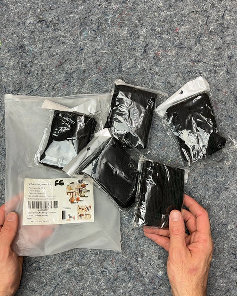 A Whole Bunch Of Socks For Your Chairs Legs