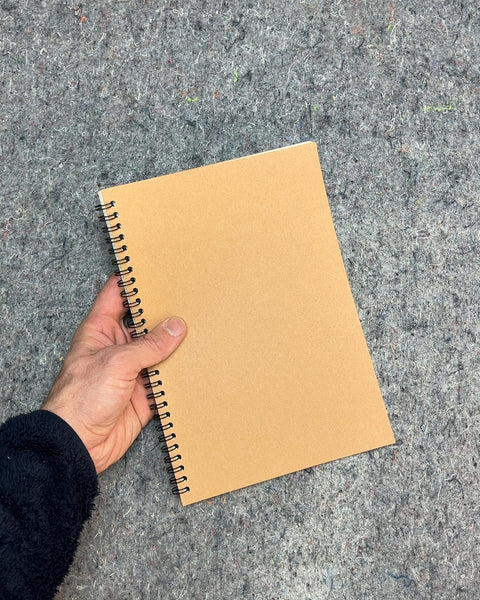 Spiral Bound Notebook, Blank Pages