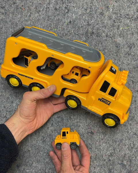 Toy Car Carrier Truck with Mini Cars