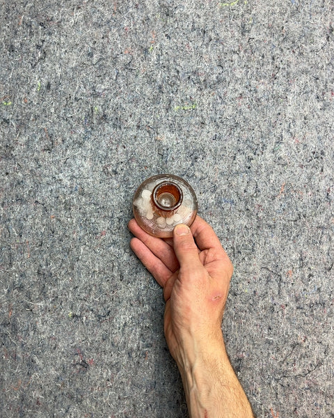 Glass Candle Holder