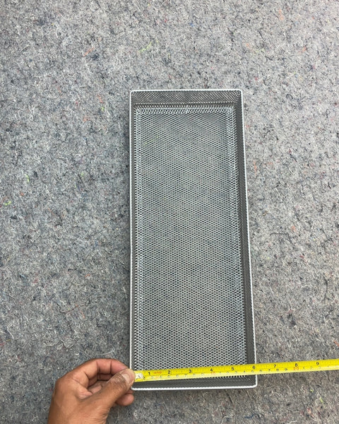 Metal Mesh Drawer Organizer Tray, L15"