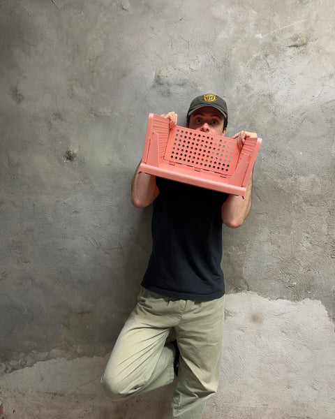 Collapsible Open Front Storage Crate, 13x16"