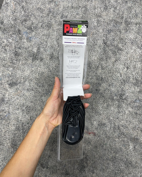 Pawz Rubber Dog Boots 12 Pack, Size Small