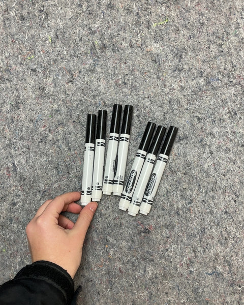 Black Crayola Markers