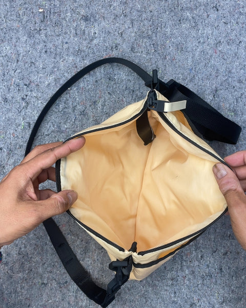 Rains Cream Crossbody Bag