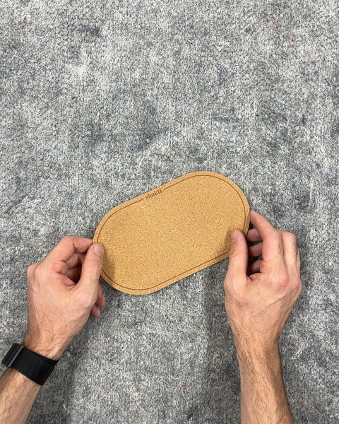 Oval Shakti Cork Mat