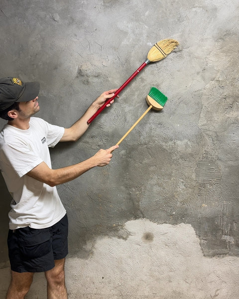 Two Small Brooms For A Toddler To Play (Clean) With