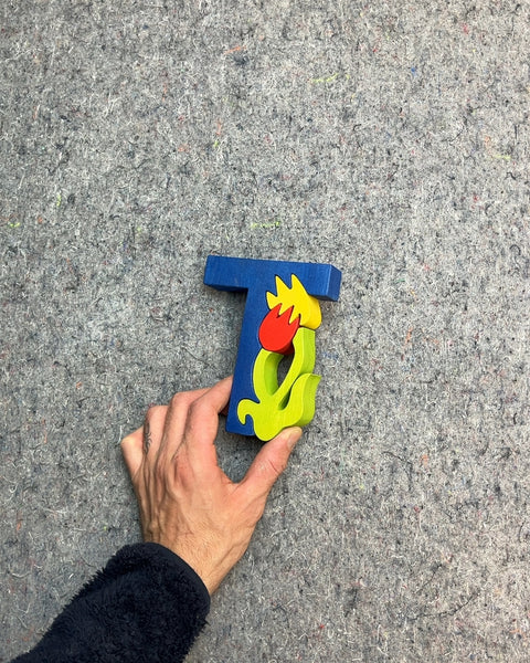 A Wooden T For Tulip!