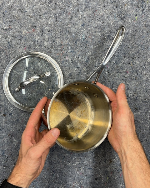 Calphalon Stainless Steel Saucepan with Lid, 1.5 Qt