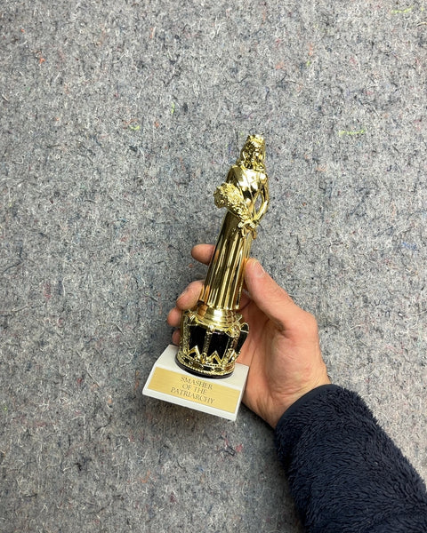 Golden Smasher of the Patriarchy Trophy